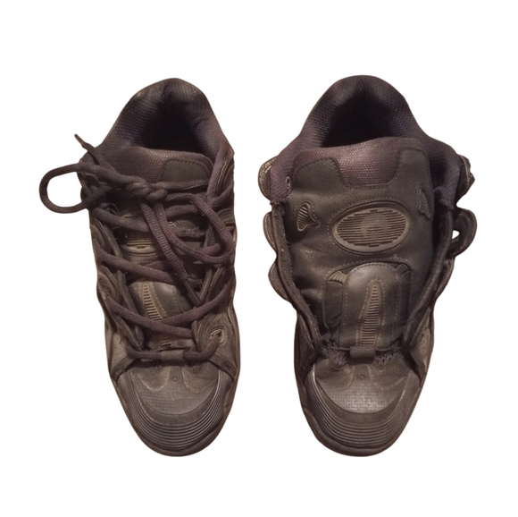 Osiris D3 2001 Mens Size 10.5 Skateboard Shoes Skate Sneakers Black/Black/Reflec - Picture 7 of 12